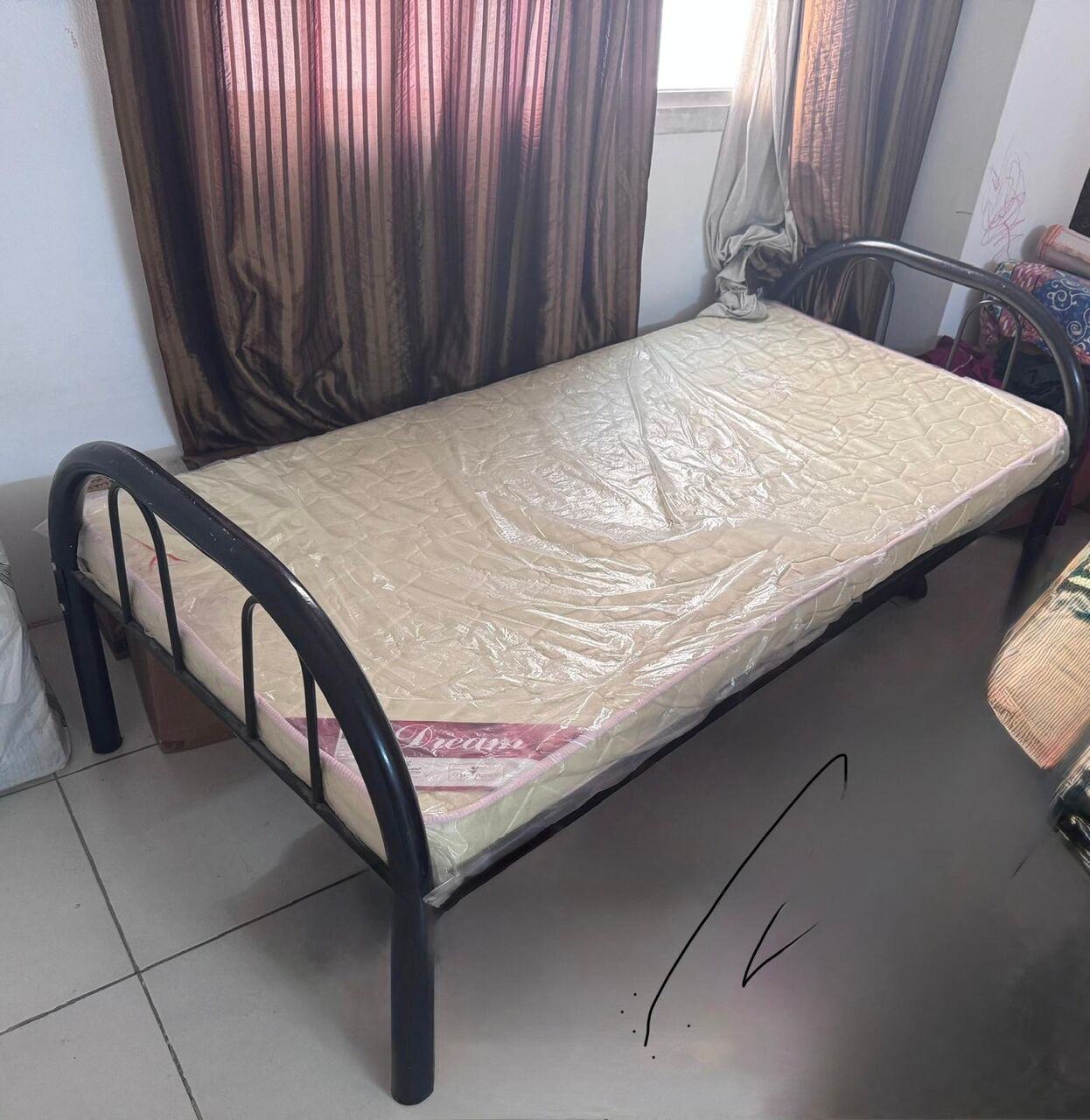 Hoora, Furniture, BHD 20,  Unused Single Steel Cot And Bed