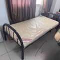 BHD 20,  Unused Single Steel Cot And Bed