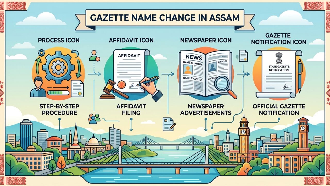 New Delhi, Legal, Fast & Easy Gazette Name Change Service In Assam | Vakil India