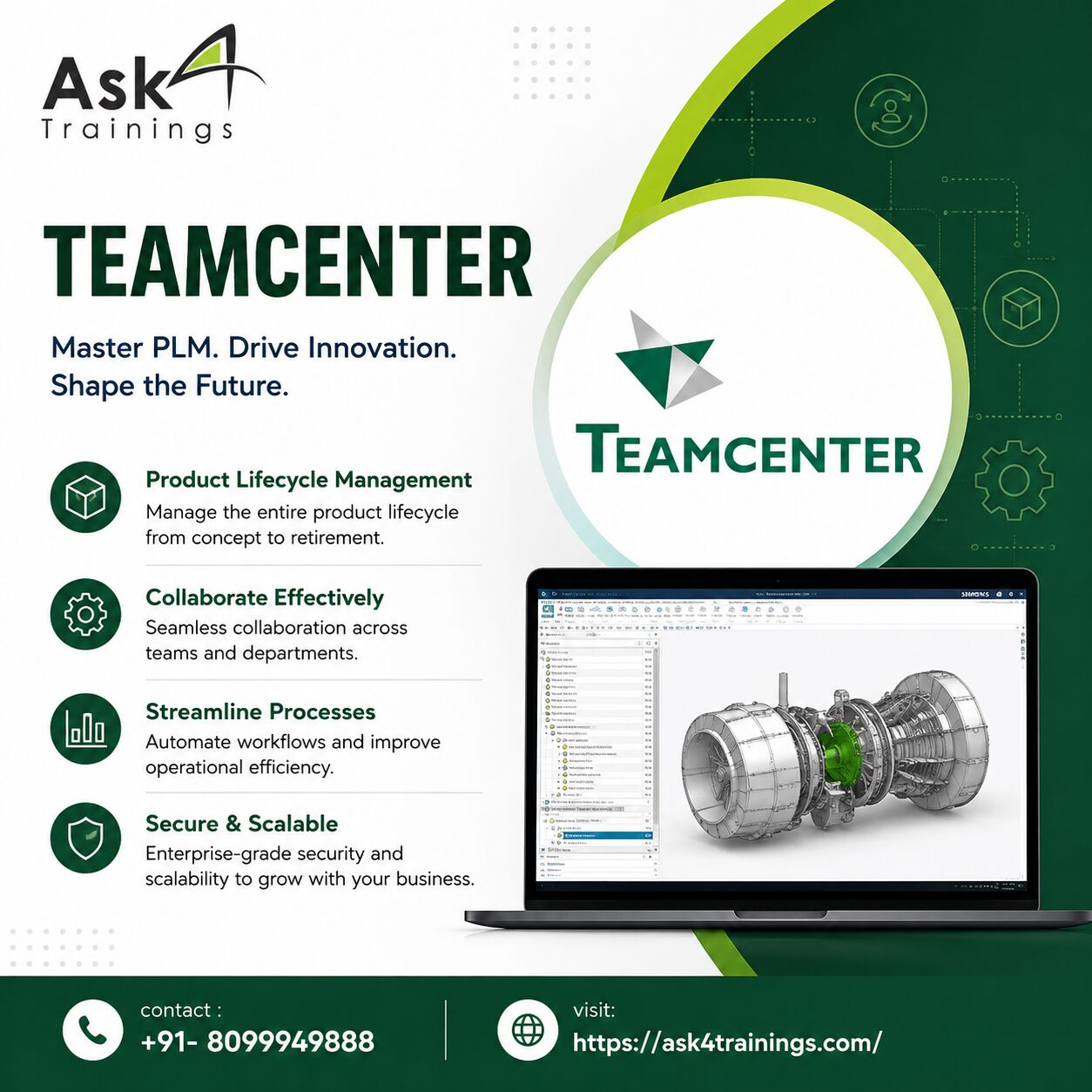 Hyderabad, Computers, INR 2500,  Teamcenter Design Training For PLM Professionals