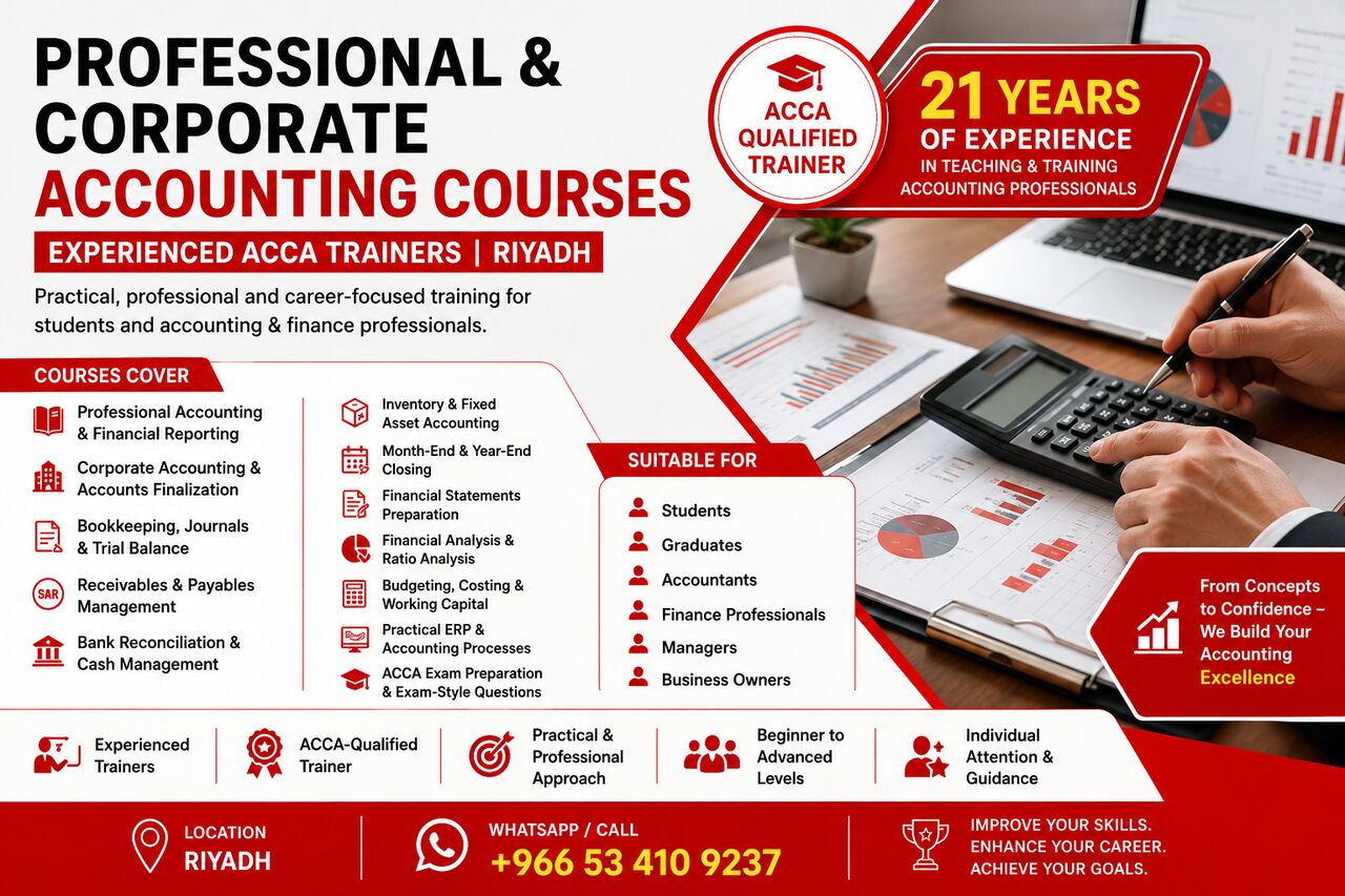 Riyadh, Lessons Offered, Practical Finance Skills For Today&rsquo;s Workplace | Riyadh