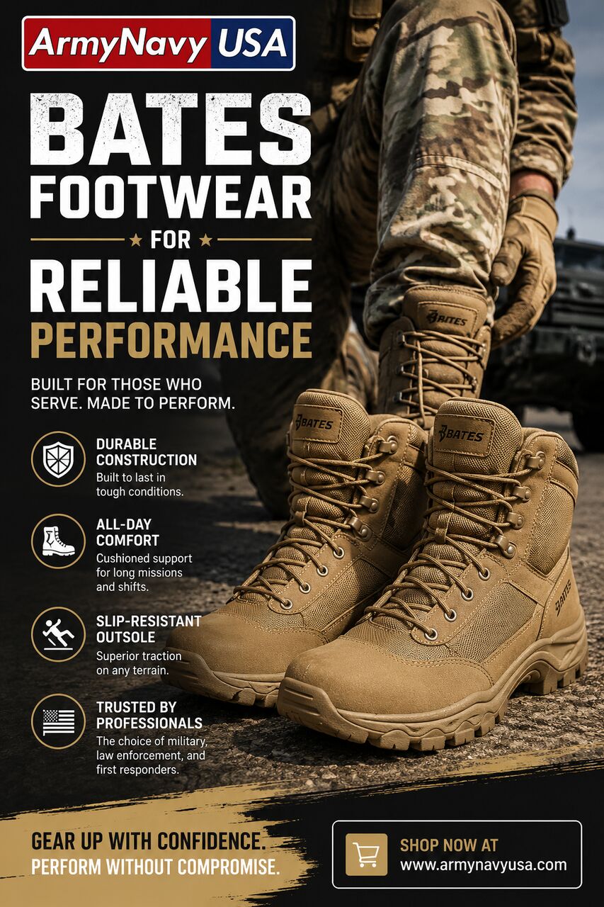 New York, Clothing & Accessories, USD 1,  Bates Footwear For Reliable Performance | Army Navy USA