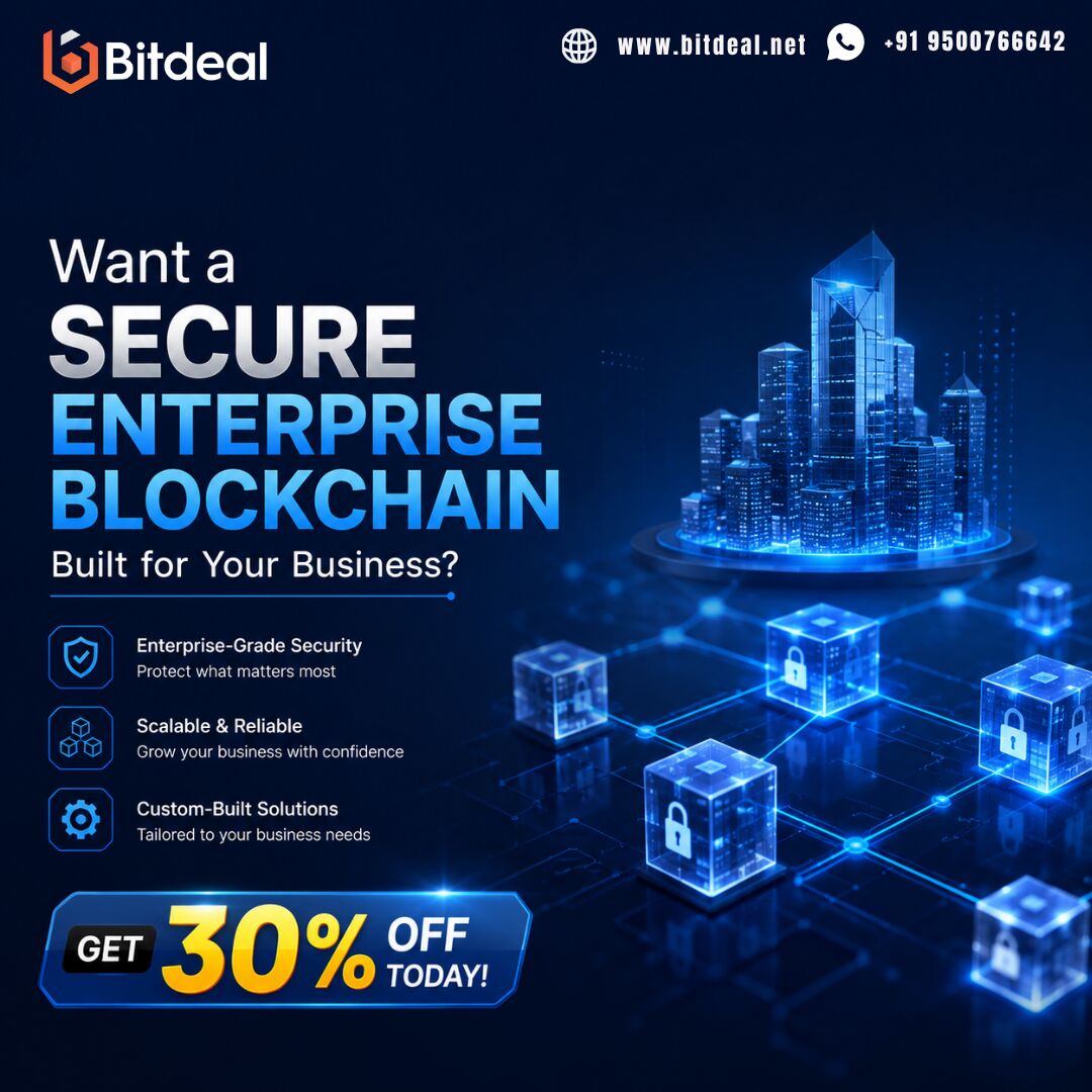 Dubai, Business, Want A Secure Enterprise Blockchain Built For Your Business? Get 30% OFF Today