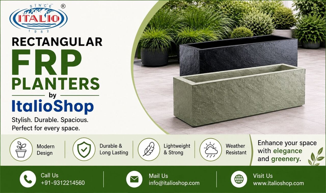 Mumbai, Farm & Garden, Why Are Rectangular FRP Planters From ItalioShop A Smart Choice?
