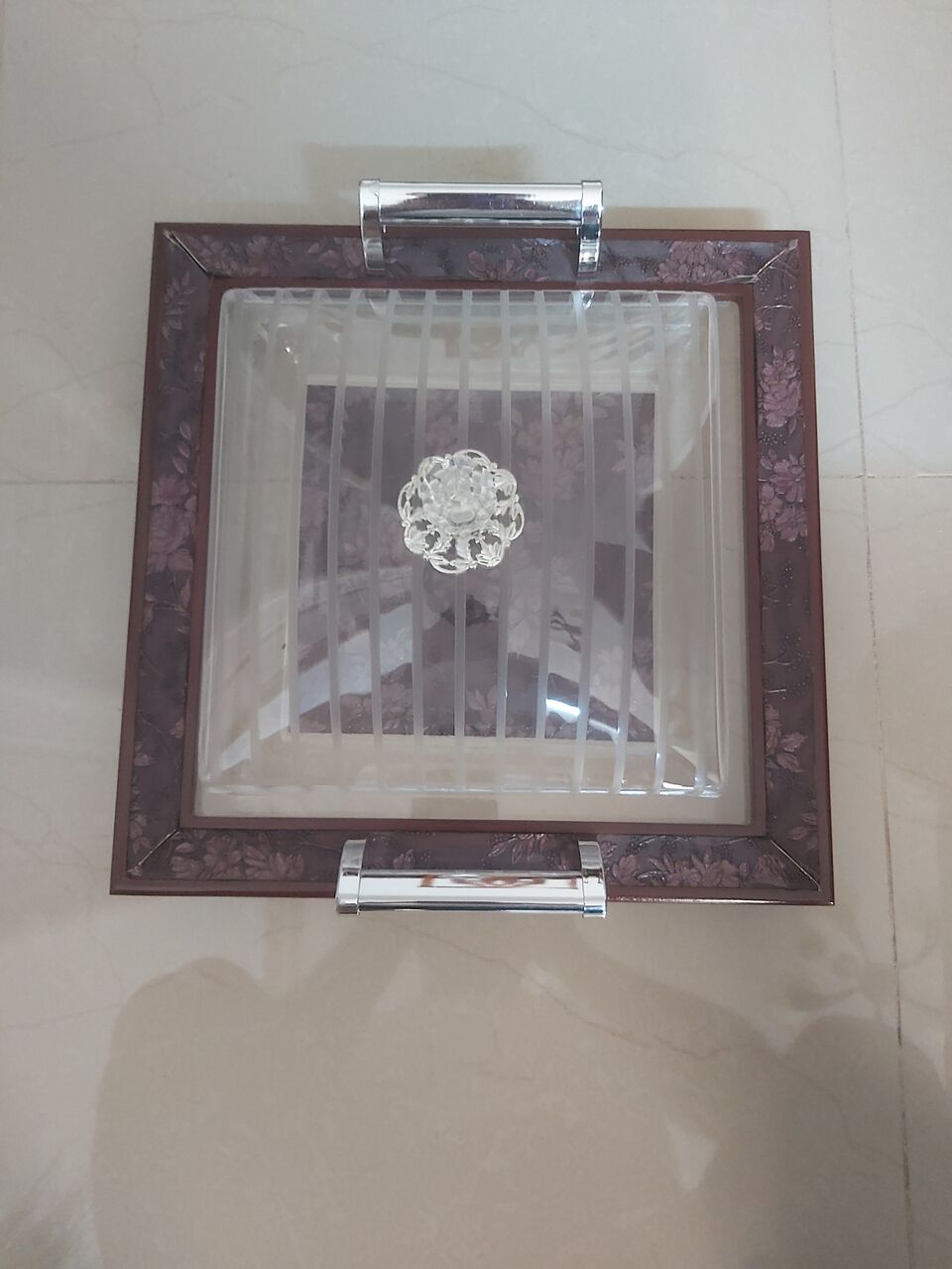Dammam, Household Items, SAR 35,  Cookie Serving Dish With Lid - New