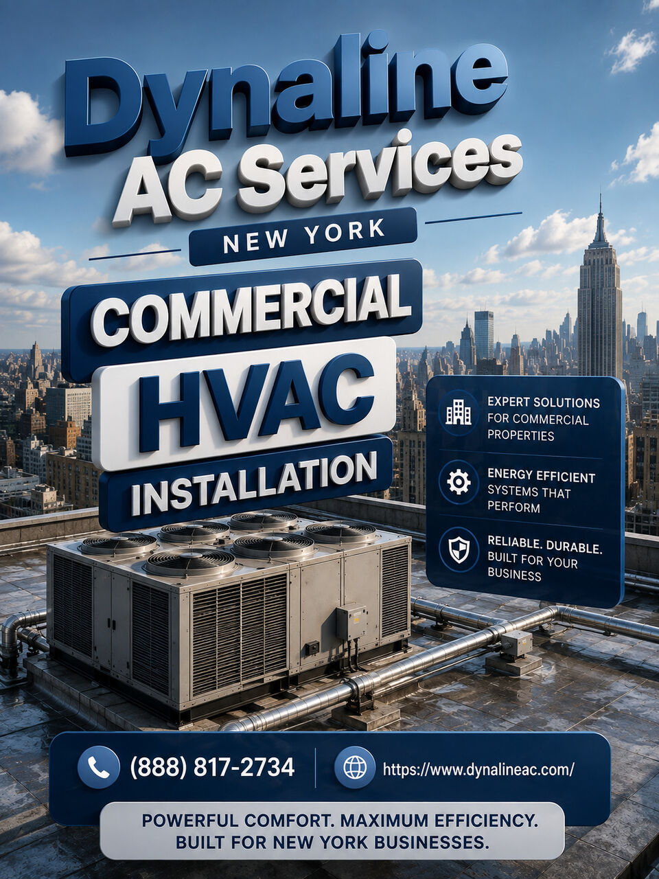 New York, Air Conditioners, USD 90,  Dynaline AC Services