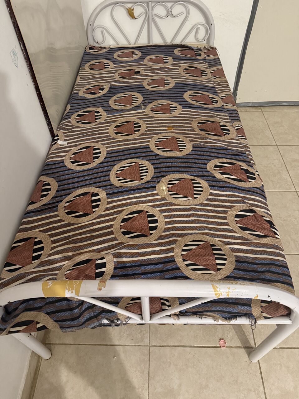 Rabigh, Furniture, SAR 150,  Single Foldable Bed With Mattress For Sale