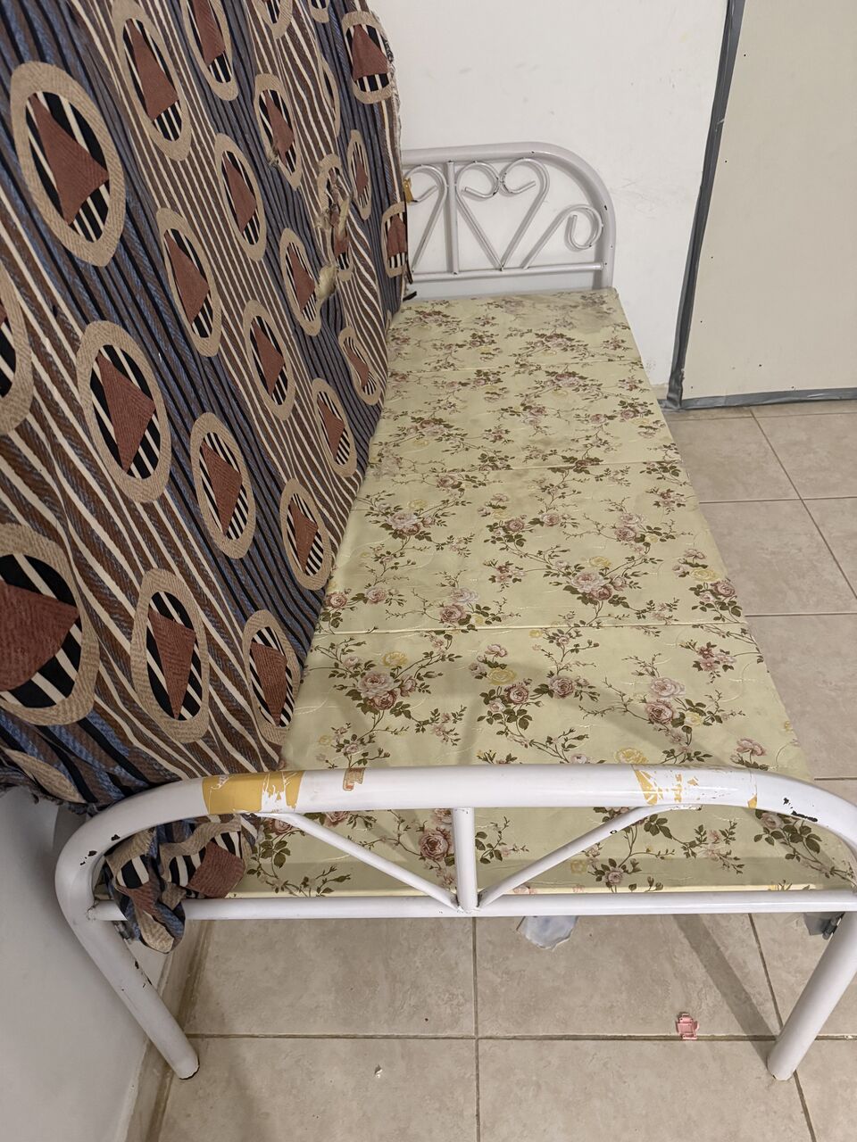 Rabigh, Furniture, SAR 150,  Single Foldable Bed With Mattress For Sale