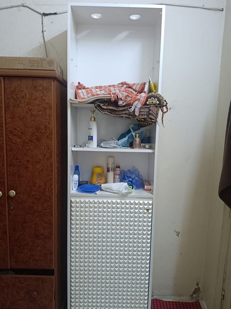Jeddah, Furniture, SAR 300,  2 Pcs Storage Cabinet With Small Cuboard