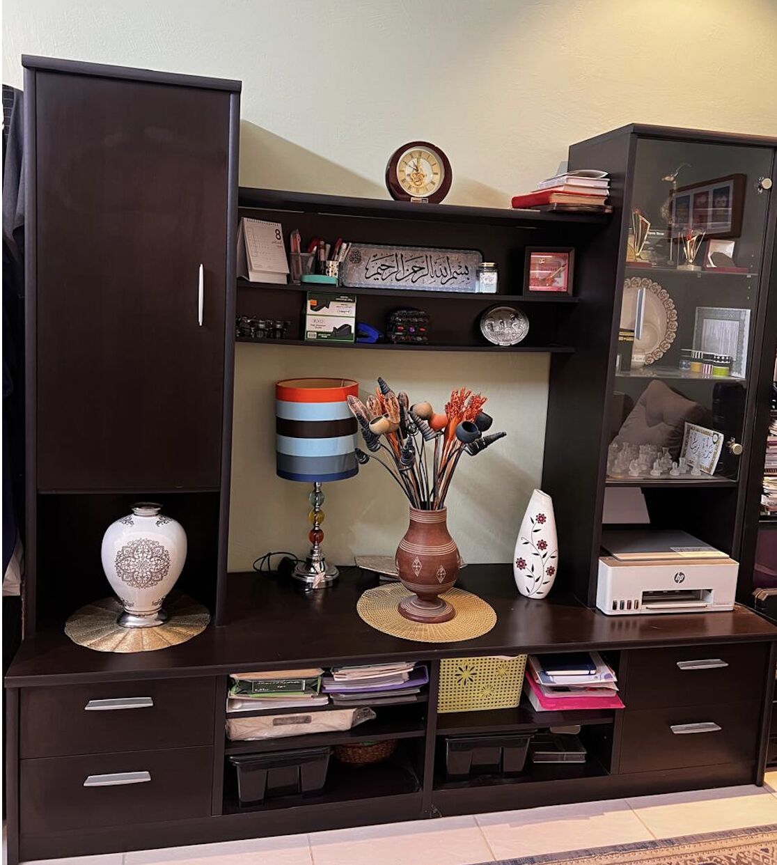 Jeddah, Furniture, SAR 400,  TV & Showcase Cabinet From Homecentre