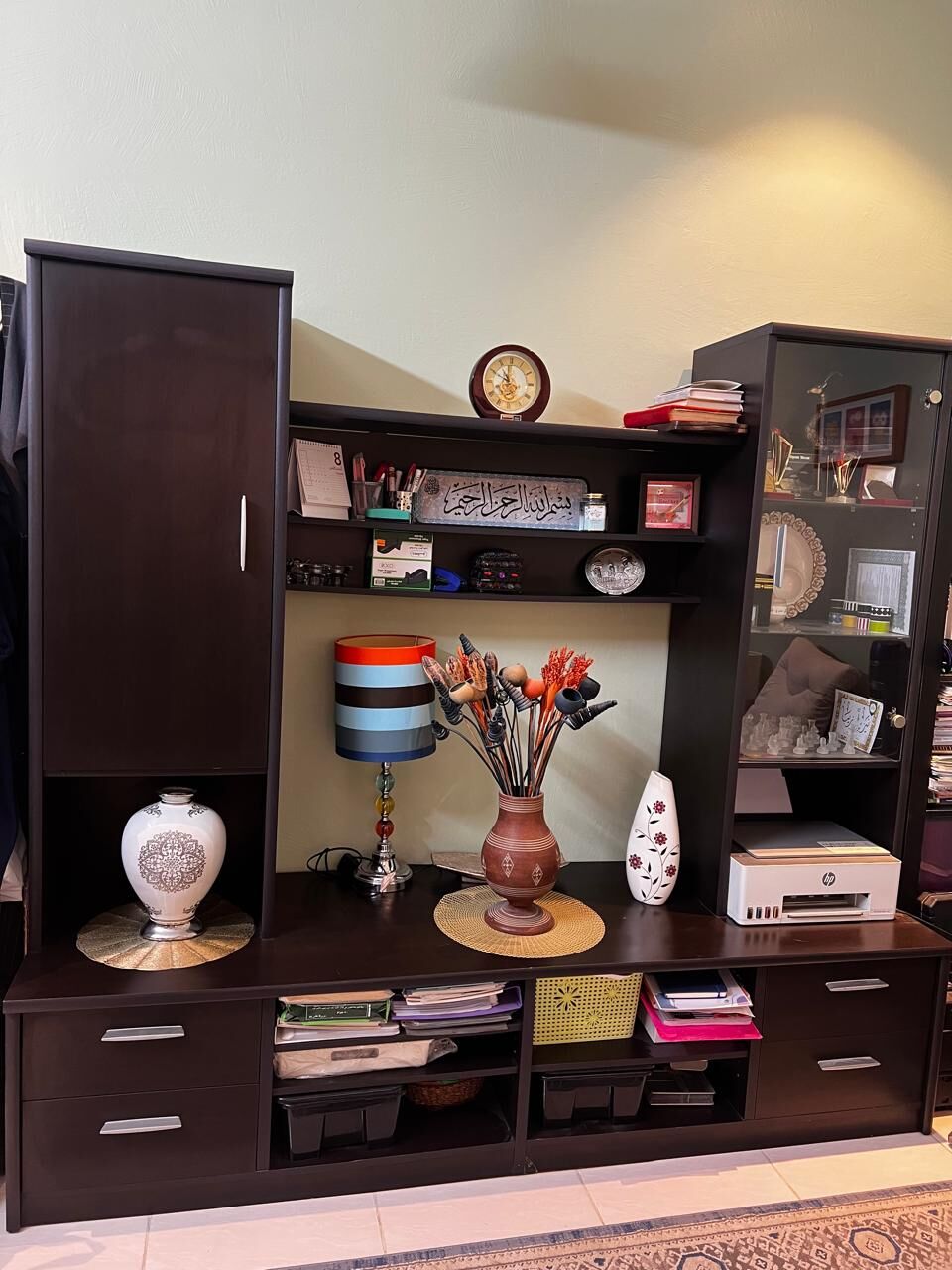 Jeddah, Furniture, SAR 400,  TV & Showcase Cabinet From Homecentre