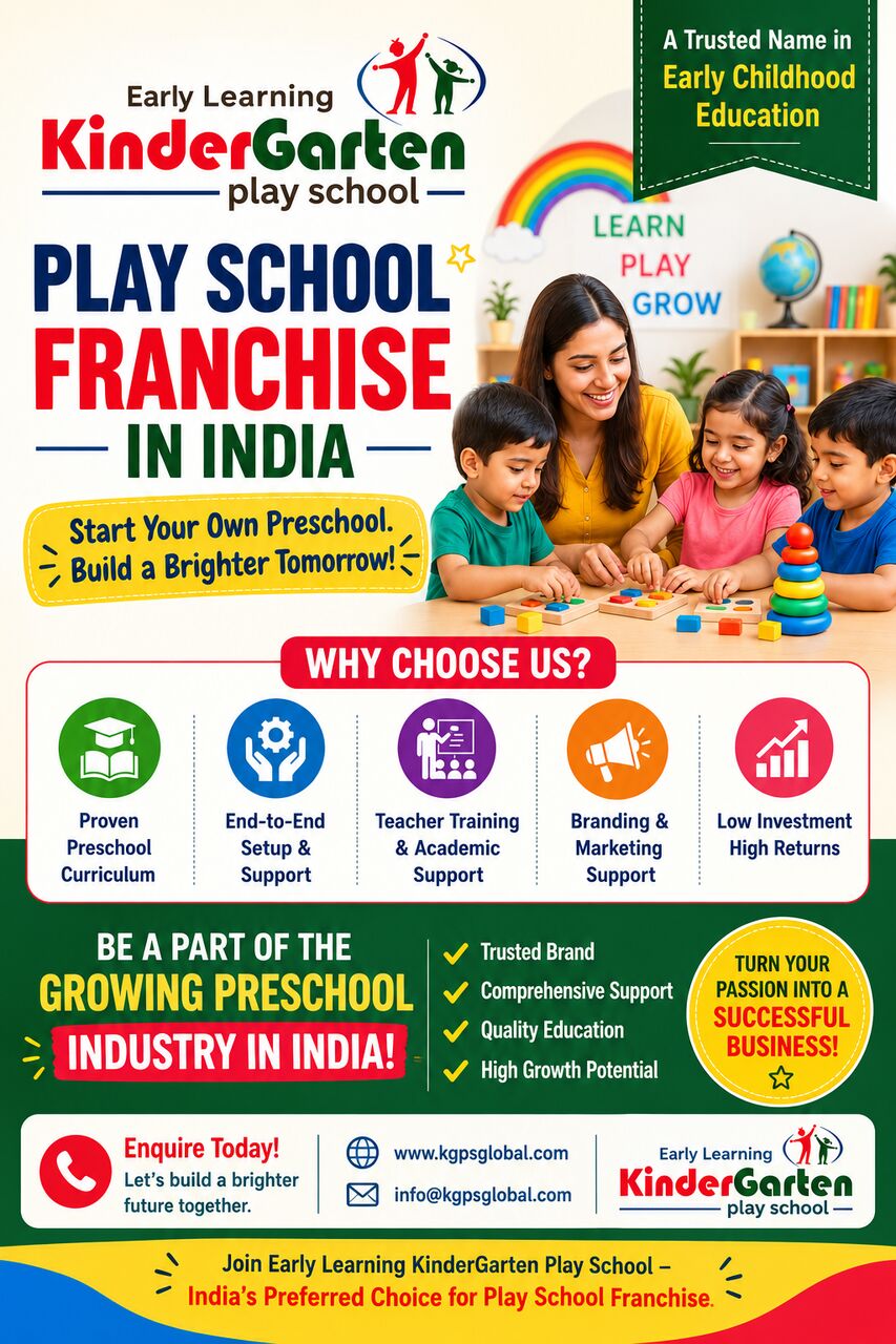 Ranchi, Education, Start Your Own Play School Franchise In India With KGPS Global
