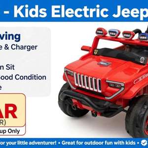 SAR 200, Kids ELECTRIC JEEP 2 Seater FOR SALE