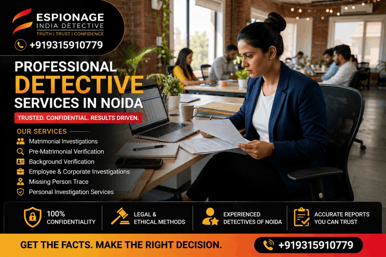 Noida, Legal, Trusted Detective Agency In Noida For Confidential Investigations