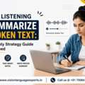 PTE Listening Summarize Spoken Text For 79+ Preparation