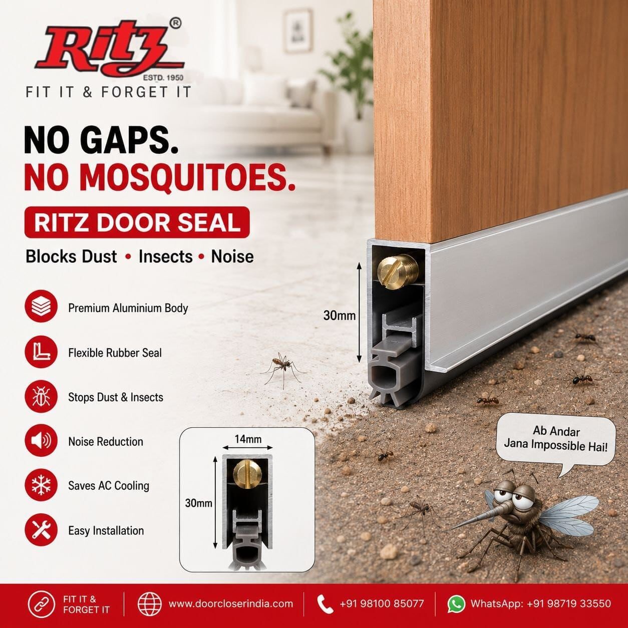 Mumbai, Heavy Equipment, Ritz Door Seal