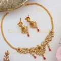 Stylish Light Weight Short Necklace Designs | Sparkle And Glow