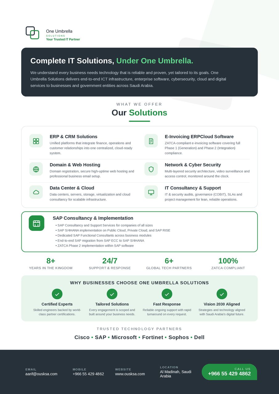 Madinah, Software, SAR 499,  E-Invoicing Software ErpCloud For Zatca Phase 1 And Phase 2 And Website Development