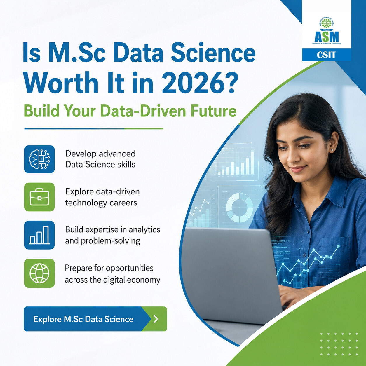 Mumbai, Education, M.Sc Data Science: Admission, Course Fees & ROI 2026 | ASM CSIT