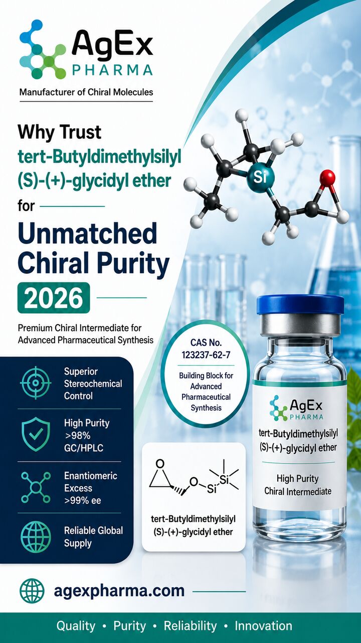 Mumbai, Business, Premium Tert-Butyldimethylsilyl (S)-(+)-glycidyl Ether | AgEx Pharma