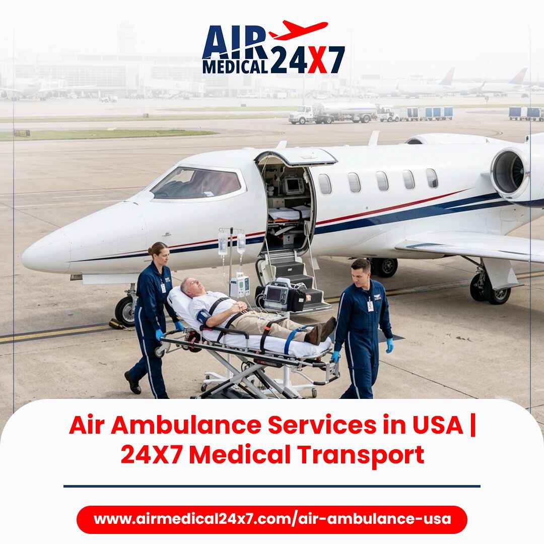 New York, Health, Air Ambulance Services In USA | 24X7 Medical Transport