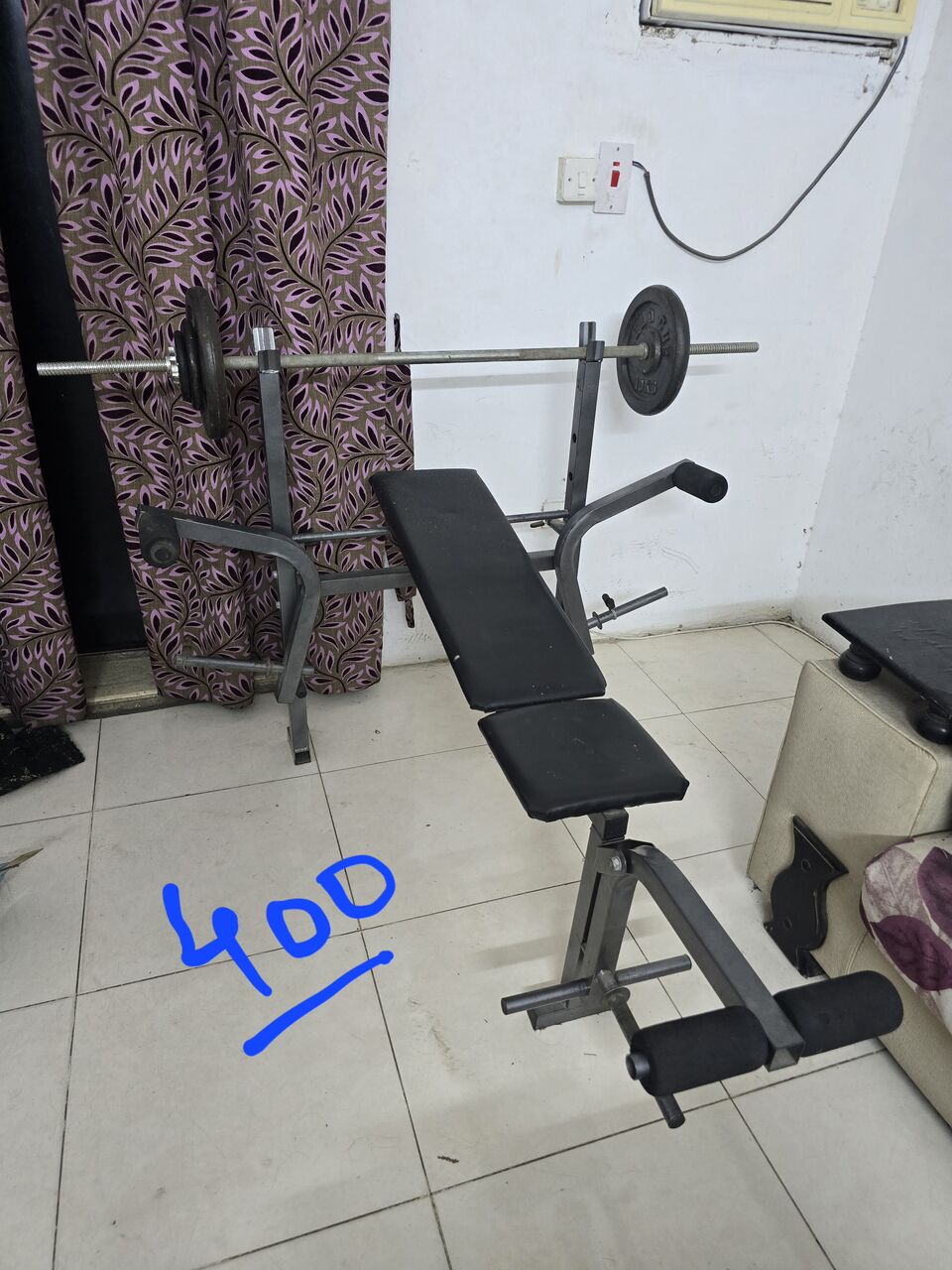 Al Rehab, Sporting Goods, SAR 400,  Weight Bench Set For Sale