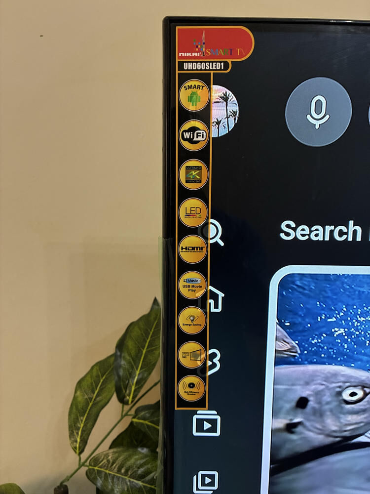 Riyadh, Appliances, SAR 850,  Nikai Smart TV 60 Inches 4k HD Riyadh Ishbiliyah