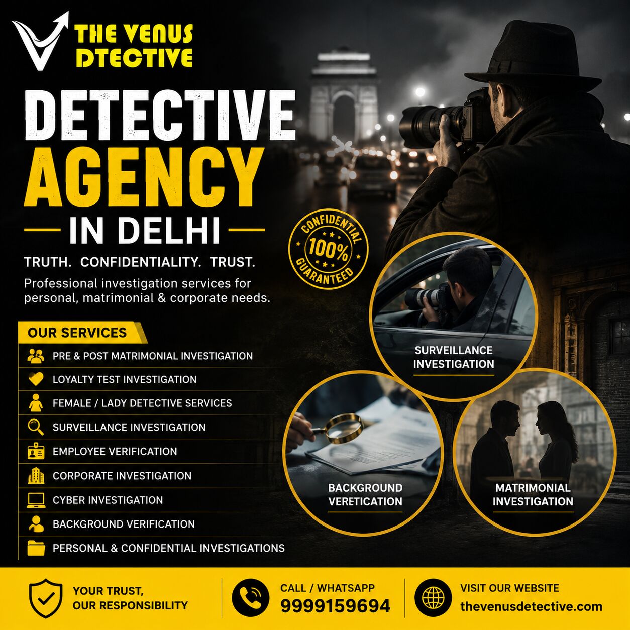 New Delhi, Legal, Detective Agency In Delhi | Private & Matrimonial Investigations
