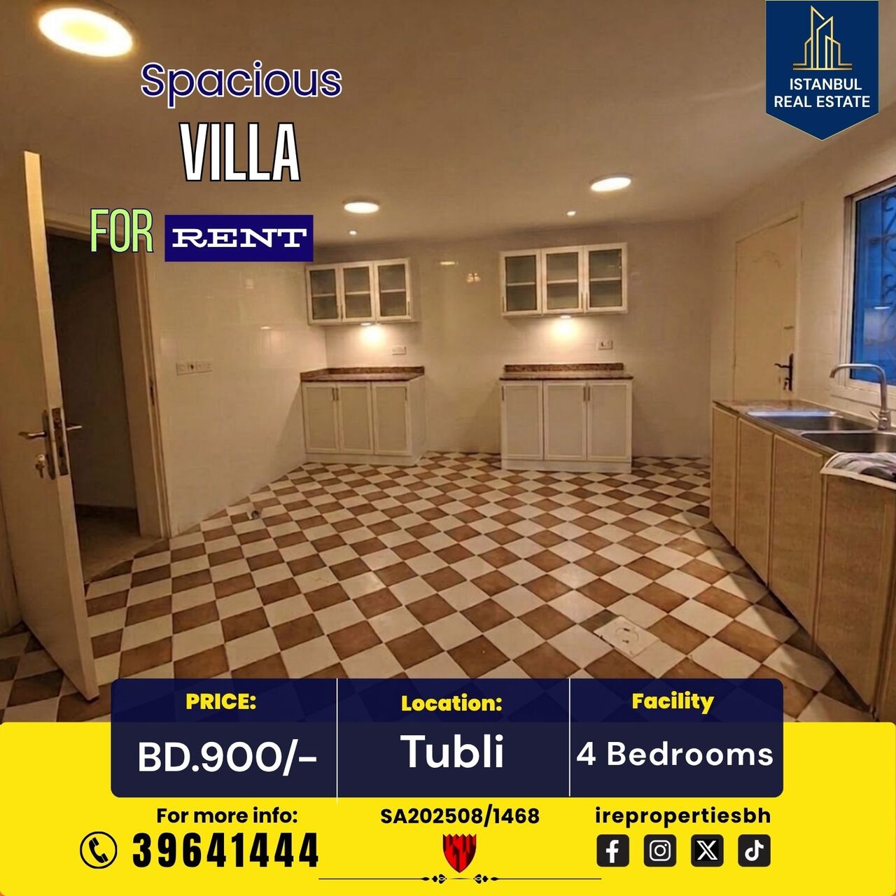 Tubli, Villas, BHD 900,  400 Sq. Meter,  Beautiful Semi-Furnished Villa In Tubli | 4 BHK + Pool | BD. 900/-