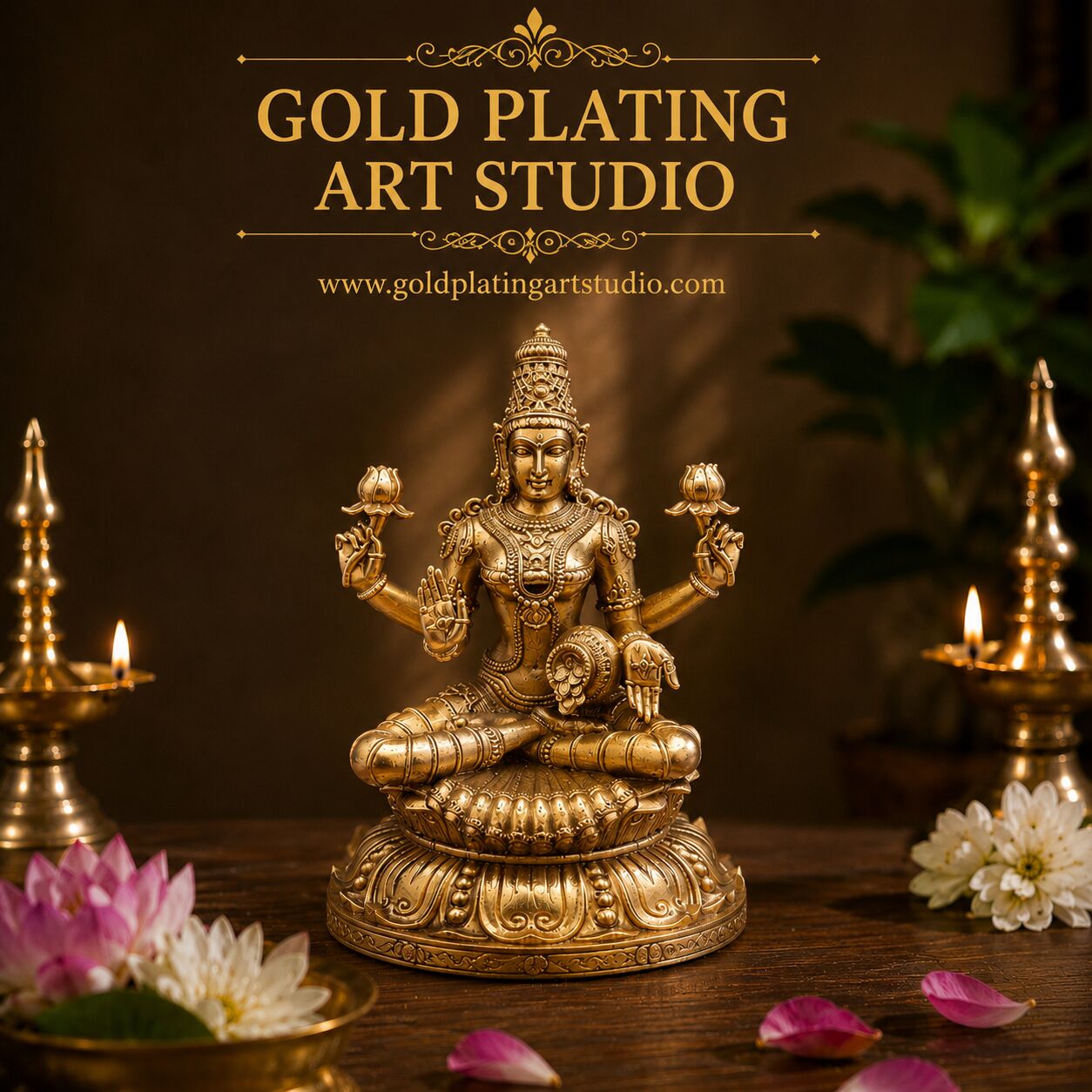 Chennai, Businesses For Sale, Goddess Lakshmi Gold-Plated Idol