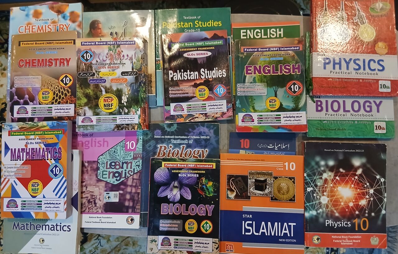 Khobar, Books, SAR 250,  Class 10 Books And Keys Federal Board Pakistan