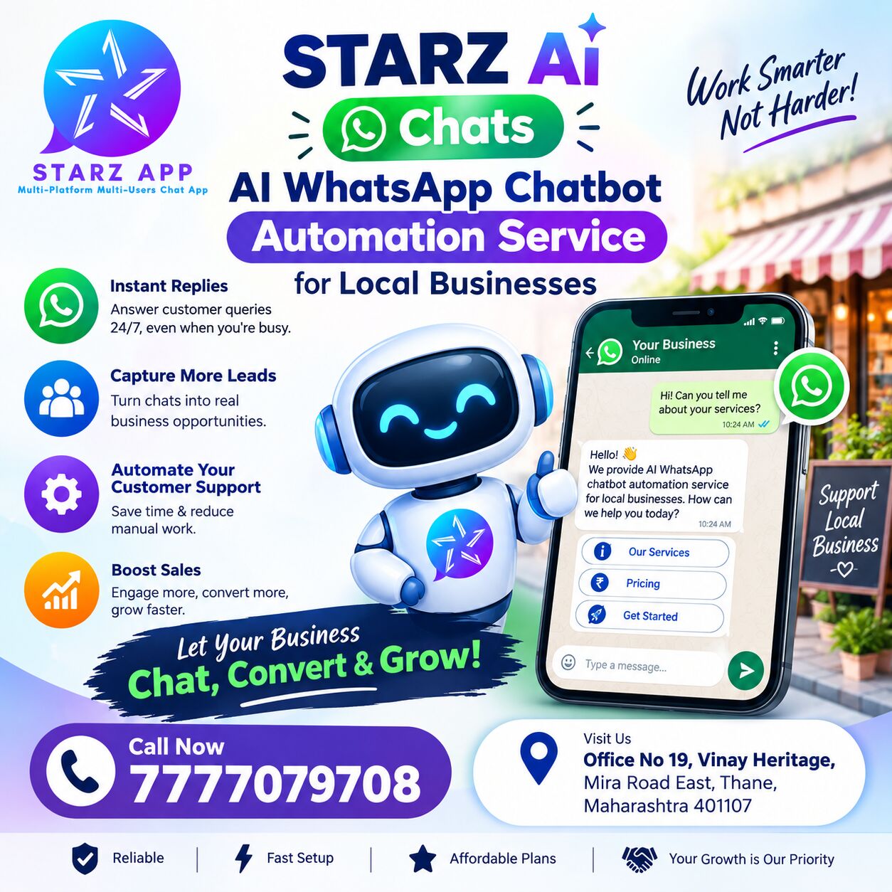 Mumbai, Software, INR 20,  STARZ Ai Chats &ndash; AI WhatsApp Automation Service