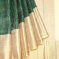 Latest Peacock Green Saree Designs | Mavuris
