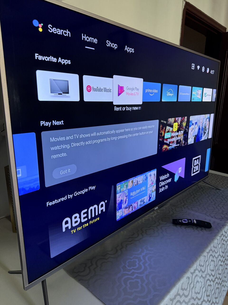 Riyadh, Electronics, SAR 1099,  58&rdquo; Haier 4K Smart Android TV &ndash; PRISTINE Condition!