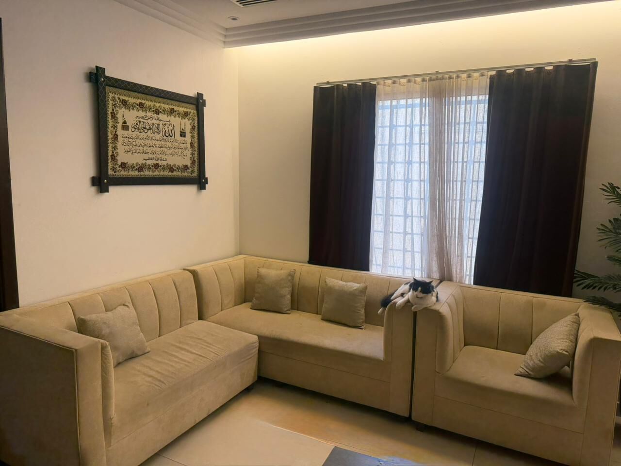 Riyadh, Furniture, SAR 450,  I Have 5 Seater Sofa For Sell Location Riyadh Mansurah