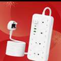 BHD 5,  New Rectangular Multifunctional 4/6 Power Sockets/multi Hole Charger/mobile Phone Charging