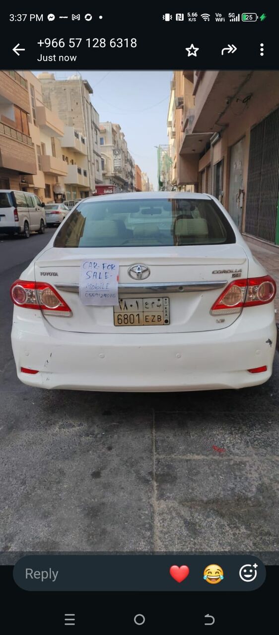 Riyadh, Vehicles, Cars & Trucks , SAR 23000,  Toyota Corolla,  2013,  Automatic,  400000 KM,     Accident Free