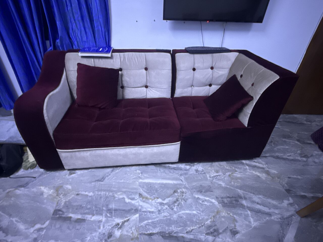 Jubail, Furniture, SAR 300,  Bed And Mattress With Sofa Set