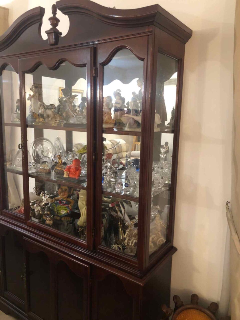 Manama, Furniture, BHD 40,  Wooden And Glass Showcase For Sale