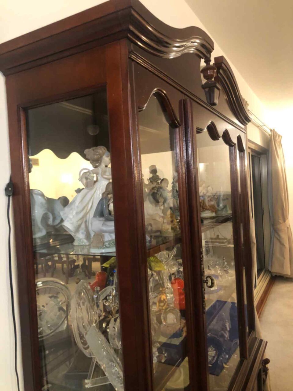 Manama, Furniture, BHD 40,  Wooden And Glass Showcase For Sale