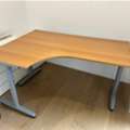 SAR 399,  Wooden L-shaped Corner Desk Table