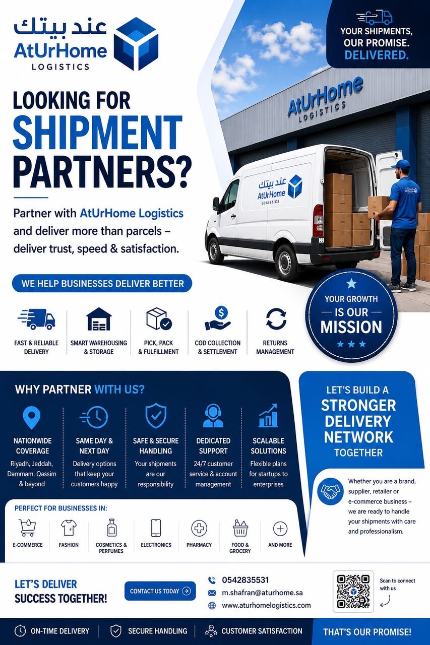 Riyadh, Business Partners, Looking For Business Partners Who Can Provide Last Mail Delivery Orders