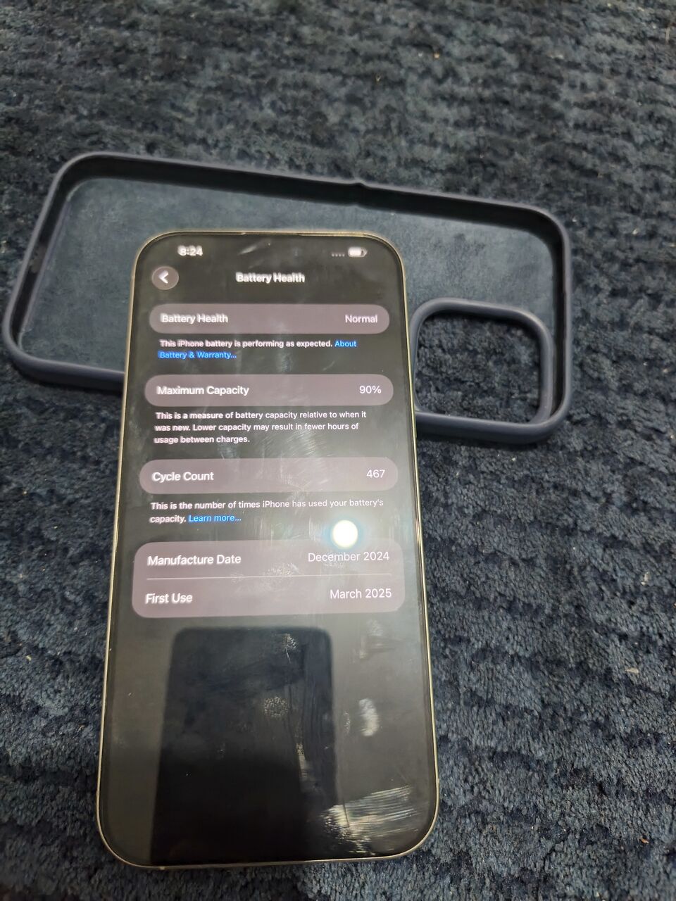 Jeddah, Mobile Phones, SAR 3450,  I Wana Sell My Iphone 16 Pro Max 256 Grey Tit Mint Condition