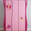 SAR 329,  🦋💐 Barbie-Themed 3-Door Pink Wardrobe :: URGENT - HIGHLY NEGOTIABLE