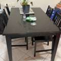 SAR 400,  6 Seater Wooden Dining Table With 4 Chairs, Kids Slide, Vaccum Cleaner