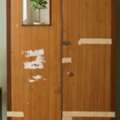 SAR 79,  🚪 For Sale: Brown Steel 2-Door Wardrobe With Built-In Mirror 🪞 :: URGENT