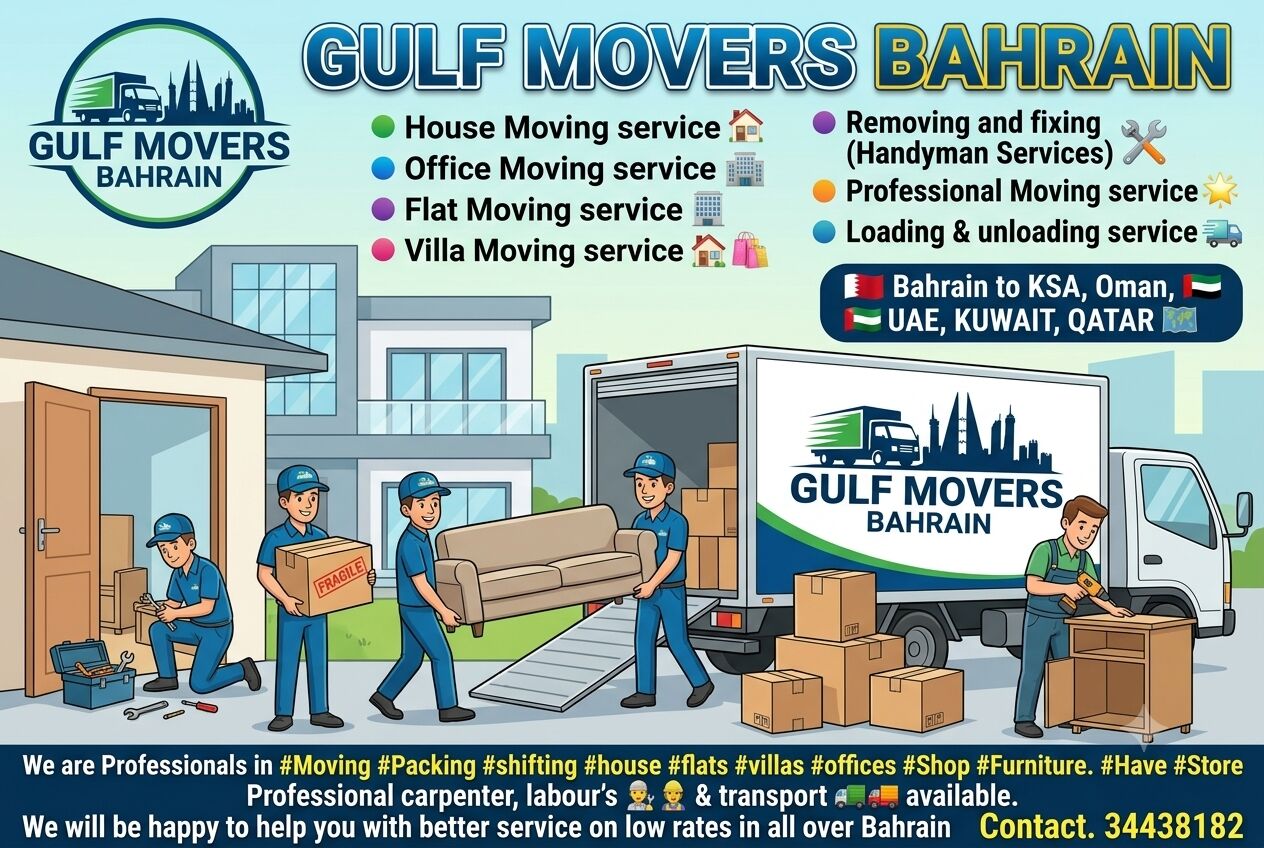 Manama, Labor/Moving, House Movers And Packers Professional Service In Bahrain