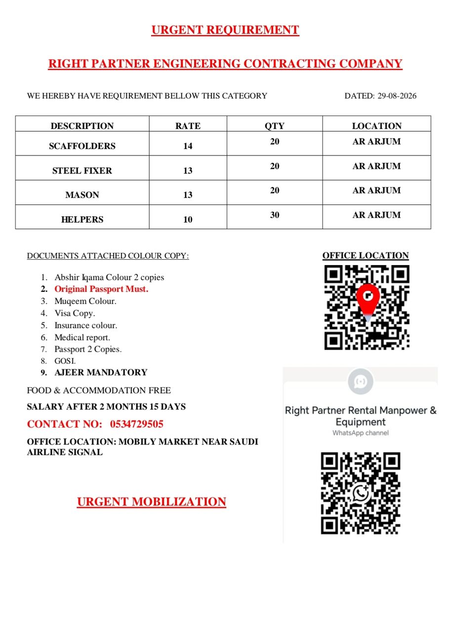 Riyadh, Jobs, Jobs