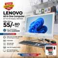 BHD 55,  LENOVO All In One Computer Set 22" Full HD Display 8GB RAM 180GB SSD Windows 10 Pro Ready