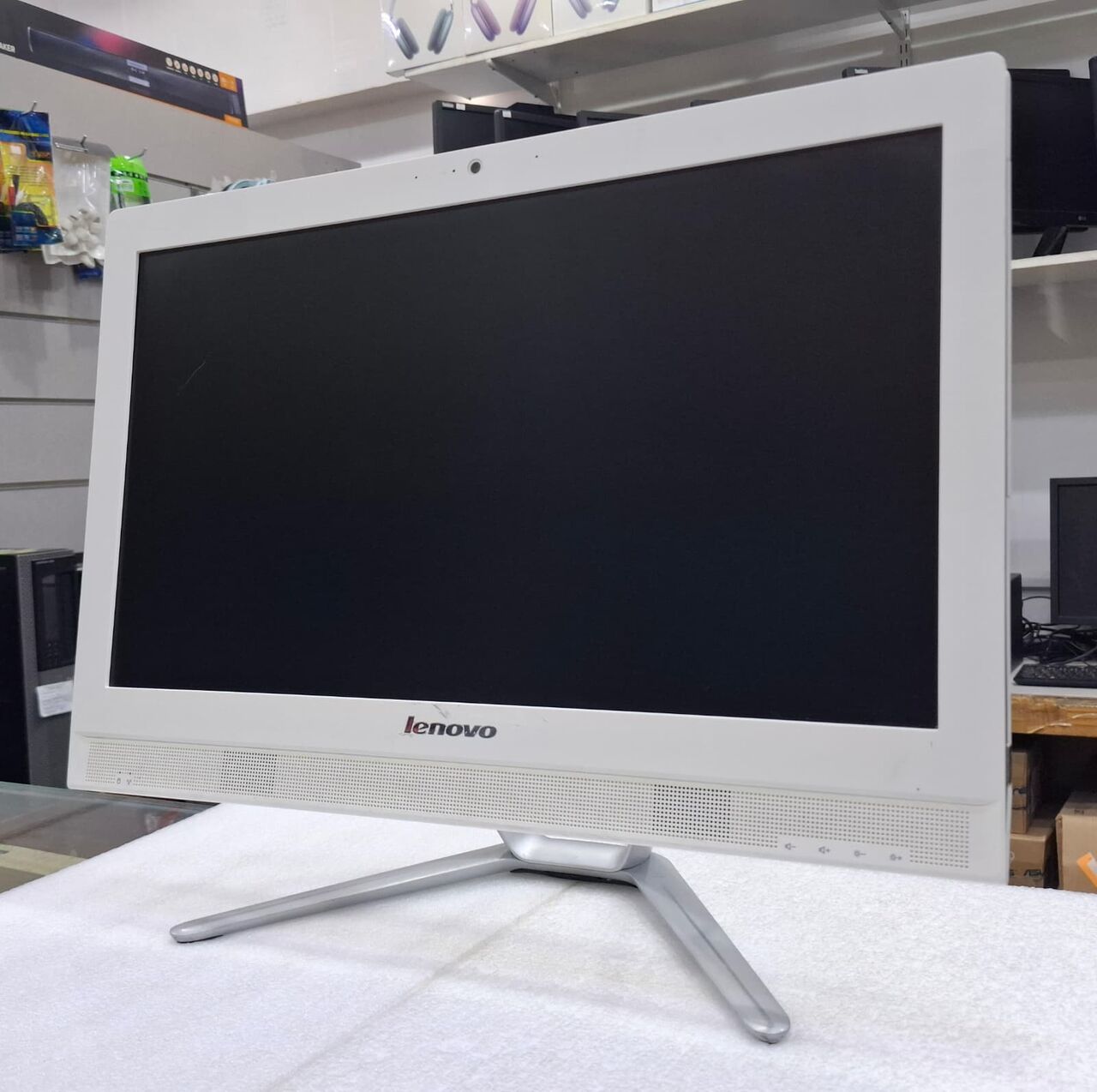 Isa Town, Computers, BHD 55,  LENOVO All In One Computer Set 22" Full HD Display 8GB RAM 180GB SSD Windows 10 Pro Ready